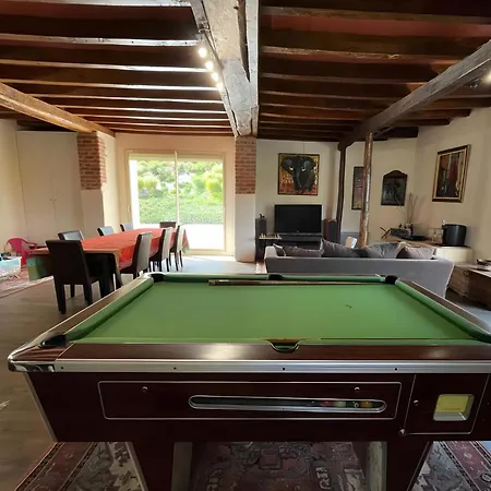 Ferienhaus La Grange - Campagne - Piscine 15p - Reve Au Mans